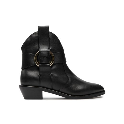 Kowbojki See By Chloé New Ring SB43000A Czarny ze sklepu eobuwie.pl w kategorii Botki - zdjęcie 182082319