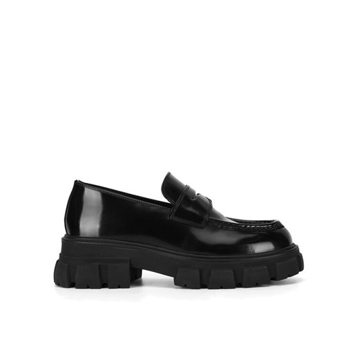 Loafersy Badura ELANA-01WI-002 Czarny ze sklepu eobuwie.pl w kategorii Lordsy damskie - zdjęcie 182082496