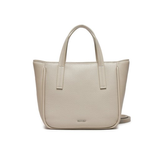 Torebka Calvin Klein Jeans Ck Refine Small Tote Braid K60K612337 Szary 00 eobuwie.pl