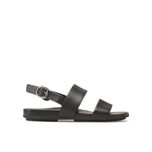 Sandały FitFlop GRACIE EB1-090 Czarny ze sklepu eobuwie.pl w kategorii Sandały damskie - zdjęcie 182082558