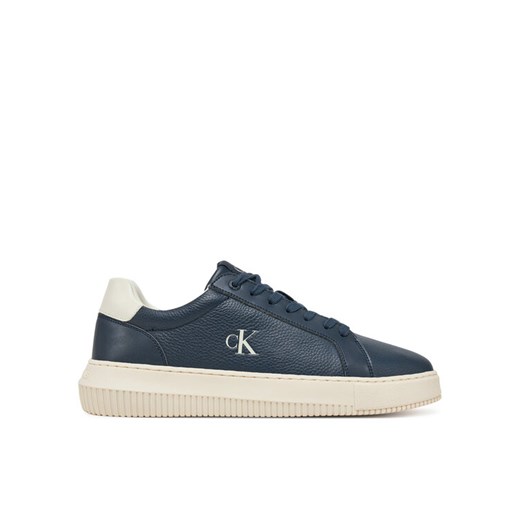 Sneakersy Calvin Klein Jeans Chunky Cupsole Lth Mg Tc YM0YM01198 Granatowy ze sklepu eobuwie.pl w kategorii Buty sportowe męskie - zdjęcie 182082615