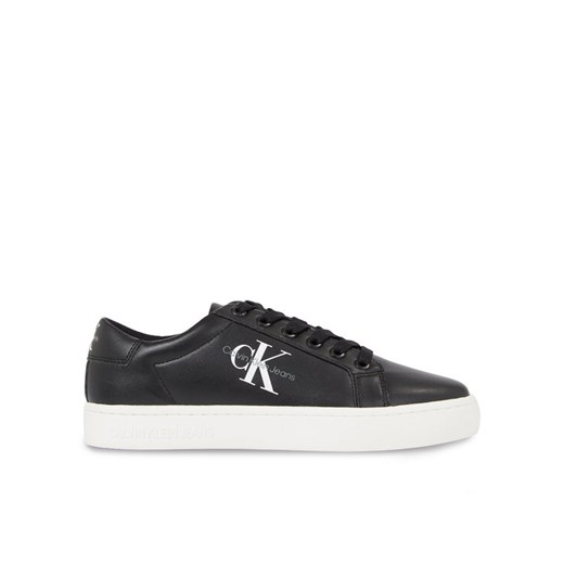 Sneakersy Calvin Klein Jeans Classic Cupsole Laceup Lth Wn YW0YW01269 Czarny ze sklepu eobuwie.pl w kategorii Buty sportowe damskie - zdjęcie 182082688