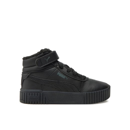 Sneakersy Puma Carina 2.0 Mid Winter 387382 01 Czarny ze sklepu eobuwie.pl w kategorii Buty sportowe dziecięce - zdjęcie 182082907