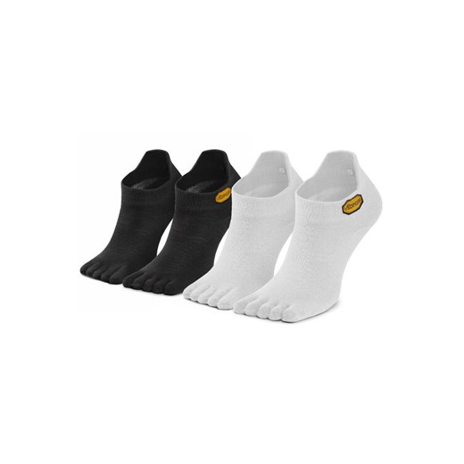 Zestaw 2 par niskich skarpet unisex Vibram Fivefingers No Show S15N12P Czarny ze sklepu eobuwie.pl w kategorii Skarpetki damskie - zdjęcie 182083005