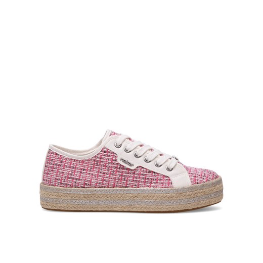 Sneakersy Rieker 94000-31 Różowy ze sklepu eobuwie.pl w kategorii Espadryle damskie - zdjęcie 182083016