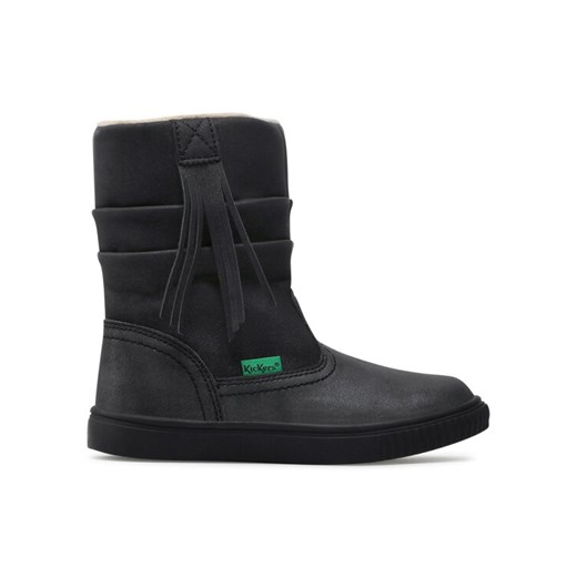 Kozaki Kickers Rumby 830170-30 Czarny ze sklepu eobuwie.pl w kategorii Buty zimowe dziecięce - zdjęcie 182083108