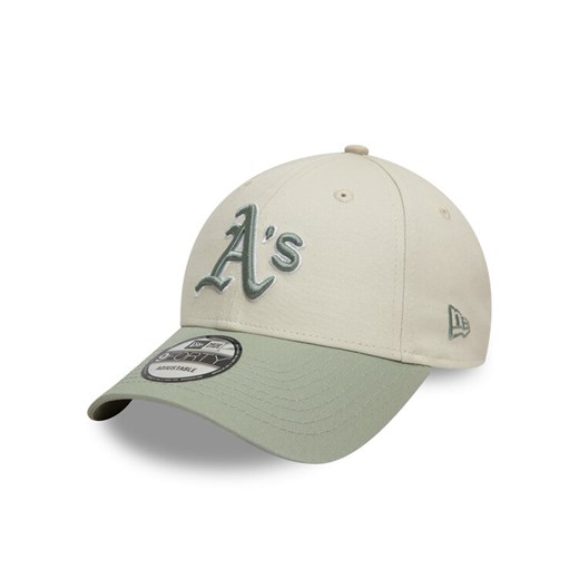 Czapka z daszkiem New Era Oakland Athletics World Series Patch 9FORTY 60595244 Beżowy ze sklepu eobuwie.pl w kategorii Czapki z daszkiem damskie - zdjęcie 182083136