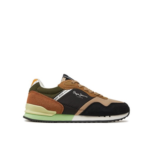 Sneakersy Pepe Jeans London Class B PBS40008 Czarny ze sklepu eobuwie.pl w kategorii Buty sportowe dziecięce - zdjęcie 182083228
