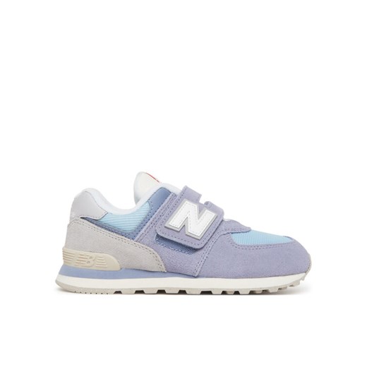 Sneakersy New Balance PV574BLG Fioletowy ze sklepu eobuwie.pl w kategorii Buty sportowe dziecięce - zdjęcie 182083255