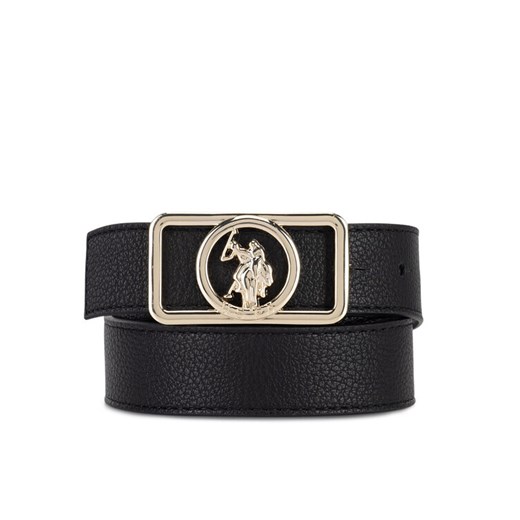 Pasek U.S. Polo Assn. AIUXT2566WBK Czarny ze sklepu eobuwie.pl w kategorii Paski damskie - zdjęcie 182083308