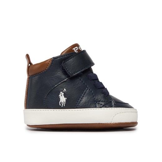 Trzewiki Polo Ralph Lauren Burnished RL100749 Granatowy ze sklepu eobuwie.pl w kategorii Buciki niemowlęce - zdjęcie 182083318