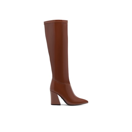 Kozaki Nine West SHARLEEZ 13196H Brązowy ze sklepu eobuwie.pl w kategorii Kozaki damskie - zdjęcie 182083399