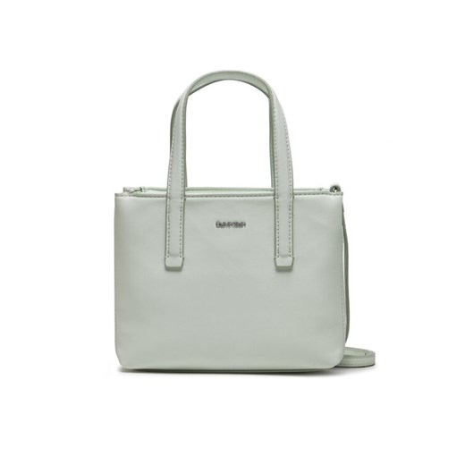 Torebka Calvin Klein Ck Must K60K611675 Zielony ze sklepu eobuwie.pl w kategorii Torby Shopper bag - zdjęcie 182083428