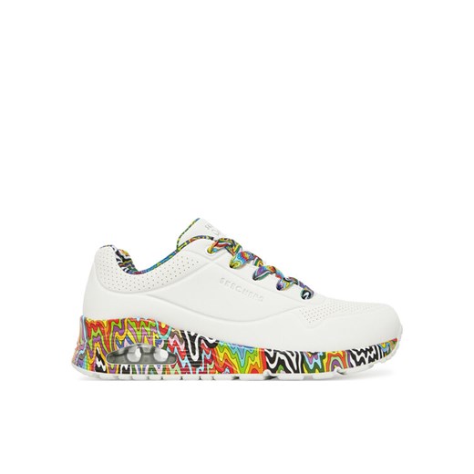 Sneakersy Skechers Jen Stark: Uno - Mini Drip 177959/WMLT Biały ze sklepu eobuwie.pl w kategorii Buty sportowe damskie - zdjęcie 182083498