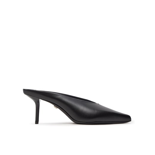 Klapki Max Mara Mmmulecalf 24245261716 Czarny ze sklepu eobuwie.pl w kategorii Klapki damskie - zdjęcie 182083545