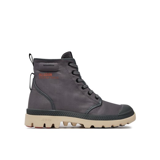 Trapery Palladium Pampa Lite+ Hi 79102-006-M Szary ze sklepu eobuwie.pl w kategorii Workery damskie - zdjęcie 182083818