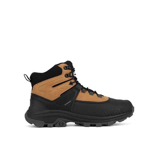 Trekkingi Hunter AWW EVERGREEN SNOW HIKER WP Brązowy ze sklepu eobuwie.pl w kategorii Buty trekkingowe męskie - zdjęcie 182083947