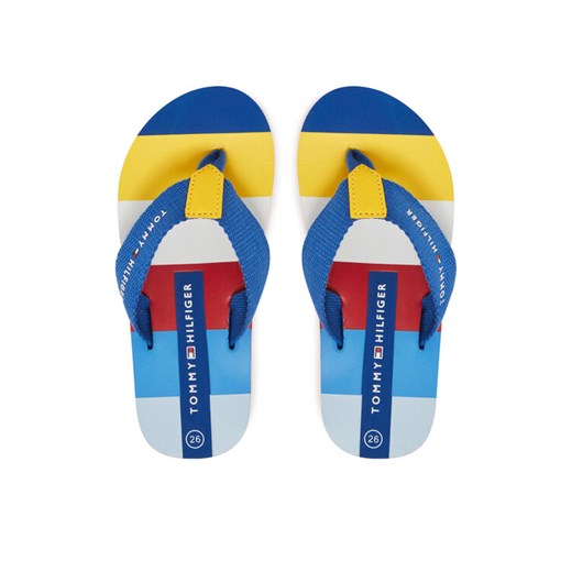 Japonki Tommy Hilfiger T3X8-33907-0058Y913 M Granatowy ze sklepu eobuwie.pl w kategorii Klapki dziecięce - zdjęcie 182084095