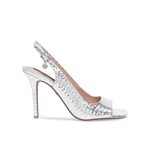 Sandały Nine West FF-1065 Srebrny Nine West 41 eobuwie.pl