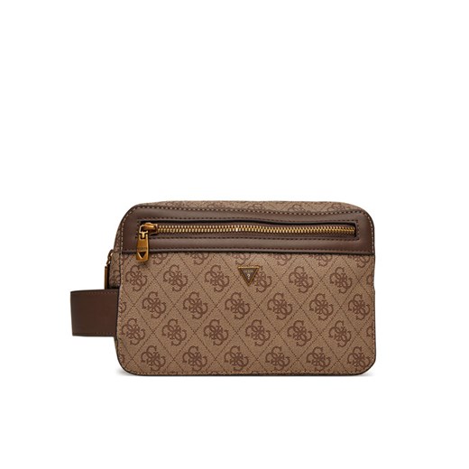 Kosmetyczka Guess PMLOLO P5239 Brązowy ze sklepu eobuwie.pl w kategorii Kosmetyczki - zdjęcie 182084205