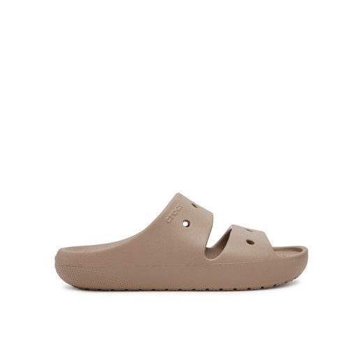 Klapki Crocs Classic Sandal v2 209403 Brązowy ze sklepu eobuwie.pl w kategorii Klapki damskie - zdjęcie 182084318