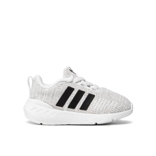 Sneakersy adidas Swift Run 22 El I GW8187 Szary ze sklepu eobuwie.pl w kategorii Buciki niemowlęce - zdjęcie 182084337