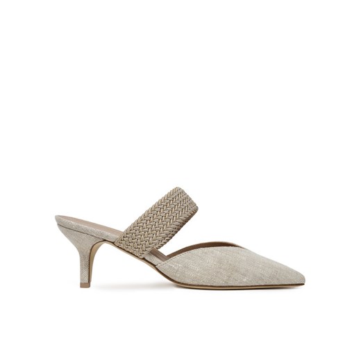 Klapki MALONE SOULIERS Maisie 45-154 Beżowy ze sklepu eobuwie.pl w kategorii Klapki damskie - zdjęcie 182084419