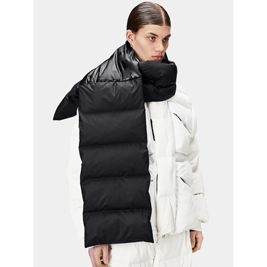 Szalik Rains Harbin Puffer Scarf W2T3 16300 Czarny ze sklepu eobuwie.pl w kategorii Szaliki i chusty damskie - zdjęcie 182084478