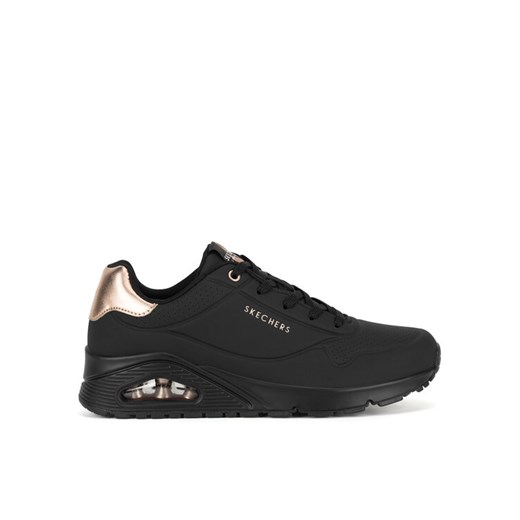 Sneakersy Skechers UNO 177094 BBK Czarny ze sklepu eobuwie.pl w kategorii Buty sportowe damskie - zdjęcie 182084498