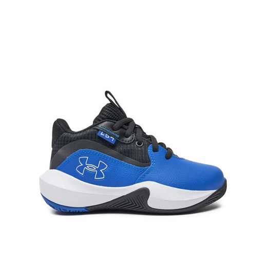 Buty do koszykówki Under Armour Ua Ps Lockdown 7 3028514-401 Niebieski ze sklepu eobuwie.pl w kategorii Buty sportowe dziecięce - zdjęcie 182084518