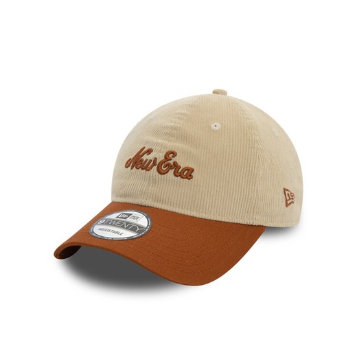 Czapka z daszkiem New Era Script Cord 9TWENTY 60580827 Beżowy ze sklepu eobuwie.pl w kategorii Czapki z daszkiem damskie - zdjęcie 182084539