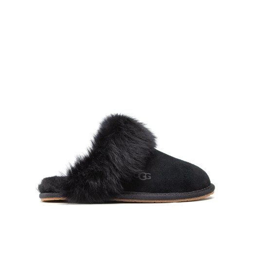 Kapcie Ugg W Scuff Sis 1122750 Czarny ze sklepu eobuwie.pl w kategorii Kapcie damskie - zdjęcie 182084569
