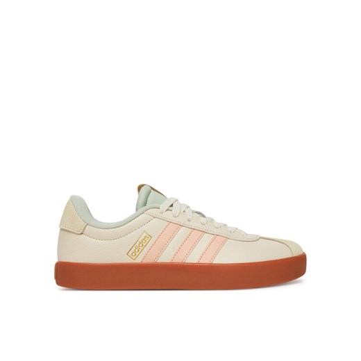 Sneakersy adidas VL COURT 3.0 JP5348 Beżowy ze sklepu eobuwie.pl w kategorii Buty sportowe damskie - zdjęcie 182084588