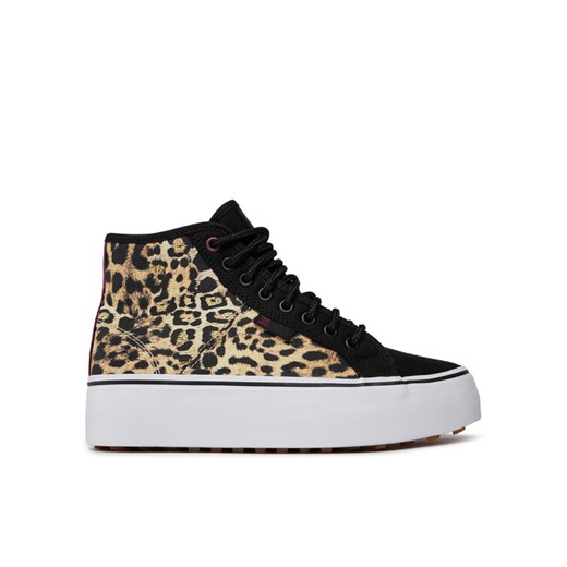 Sneakersy DC Manual Hi Wnt ADJS300286 Czarny ze sklepu eobuwie.pl w kategorii Trampki damskie - zdjęcie 182084596