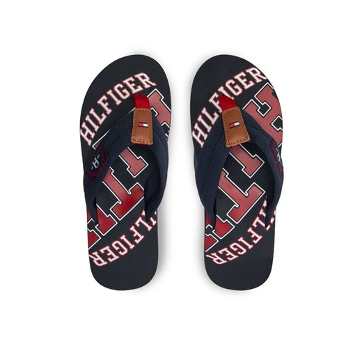 Japonki Tommy Hilfiger Essential Th Beach Sandal FM0FM01369 Granatowy ze sklepu eobuwie.pl w kategorii Klapki męskie - zdjęcie 182084629