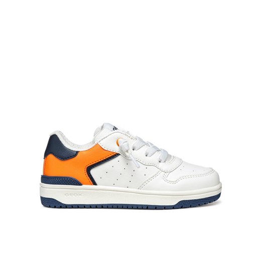 Sneakersy Geox J Washiba J45LQB 5411 C1383 S Biały ze sklepu eobuwie.pl w kategorii Buty sportowe dziecięce - zdjęcie 182084679