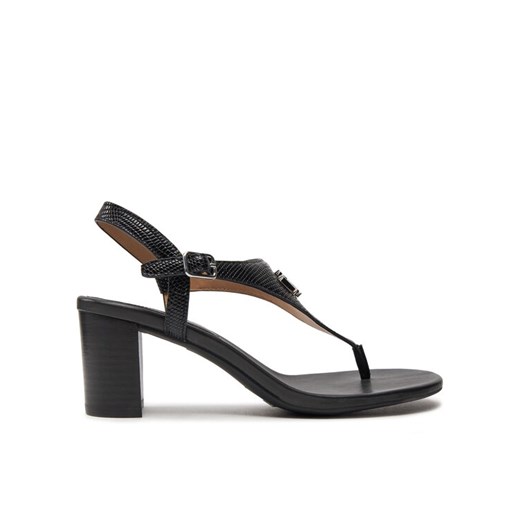 Sandały Lauren Ralph Lauren 802935564001 Czarny ze sklepu eobuwie.pl w kategorii Sandały damskie - zdjęcie 182084726