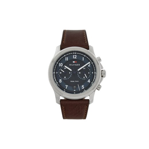 Zegarek Tommy Hilfiger Wesley 1710625 Brązowy ze sklepu eobuwie.pl w kategorii Zegarki - zdjęcie 182084835