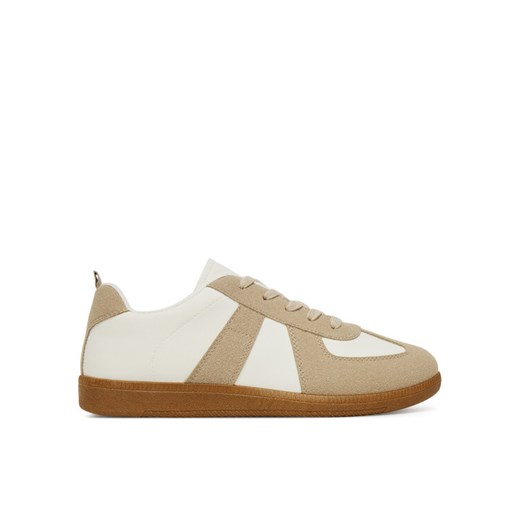 Sneakersy DeeZee AM1106 Beżowy ze sklepu eobuwie.pl w kategorii Buty sportowe damskie - zdjęcie 182084969