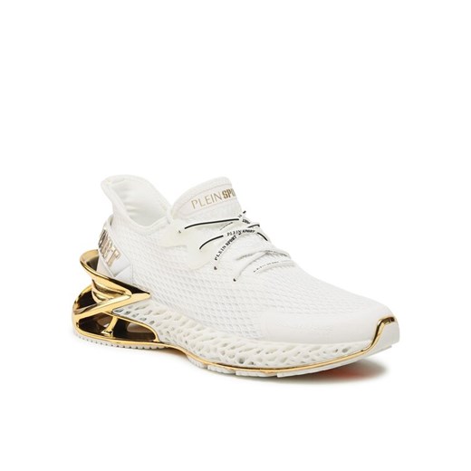 Sneakersy Plein Sport The Scratch FABS USC0335 PTE003N Biały ze sklepu eobuwie.pl w kategorii Buty sportowe męskie - zdjęcie 182085048