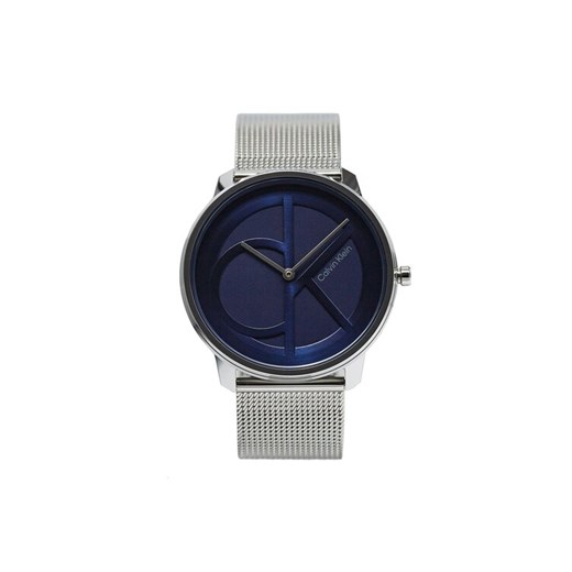 Zegarek Calvin Klein Iconic 25200031 Srebrny ze sklepu eobuwie.pl w kategorii Zegarki - zdjęcie 182085105