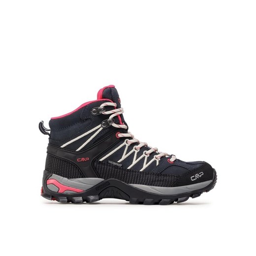 Trekkingi CMP Rigel Mid Wmn Trekking Shoe Wp 3Q12946 Szary ze sklepu eobuwie.pl w kategorii Buty trekkingowe damskie - zdjęcie 182085265