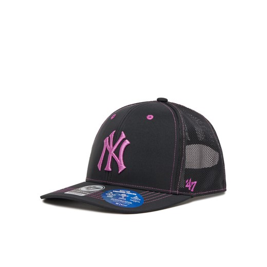 Czapka z daszkiem 47 Brand MLB New York Yankees XRAY ’47 TRUCKER B-XRAYD17BBP Czarny ze sklepu eobuwie.pl w kategorii Czapki z daszkiem męskie - zdjęcie 182085287