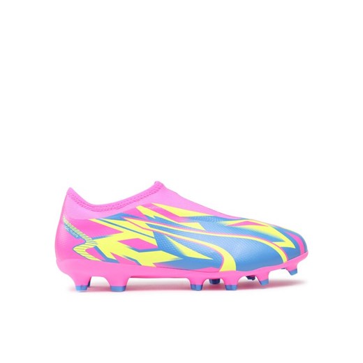 Buty do piłki nożnej Puma Ultra Match Ll Energy Fg/Ag Youth 107555 01 Różowy ze sklepu eobuwie.pl w kategorii Buty sportowe dziecięce - zdjęcie 182085369
