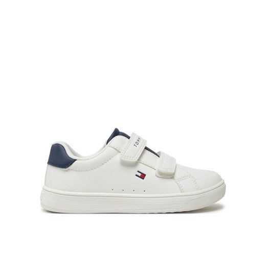 Sneakersy Tommy Hilfiger Low Cut Velcro Sneaker T1X9-33836-1355 S Biały ze sklepu eobuwie.pl w kategorii Buty sportowe dziecięce - zdjęcie 182085459
