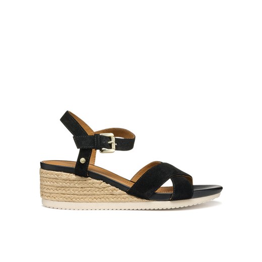 Espadryle Geox D Ischia Corda D55HHB 00020 C9999 Czarny ze sklepu eobuwie.pl w kategorii Espadryle damskie - zdjęcie 182085625