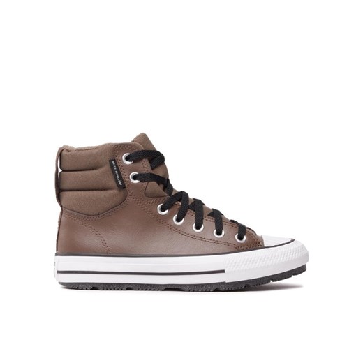 Trampki Converse Chuck Taylor All Star Berkshire Boot A04810C Brązowy ze sklepu eobuwie.pl w kategorii Trampki dziecięce - zdjęcie 182085667