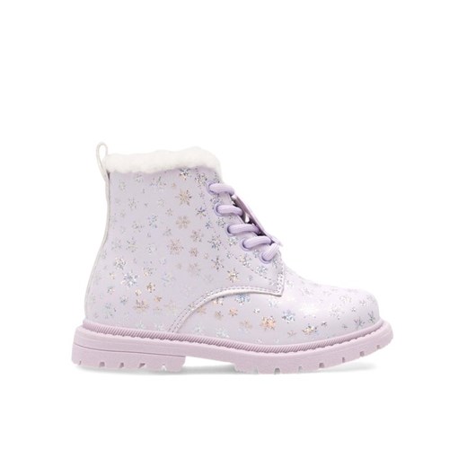 Botki Frozen AW23-103DFR Fioletowy ze sklepu eobuwie.pl w kategorii Buty zimowe dziecięce - zdjęcie 182085737