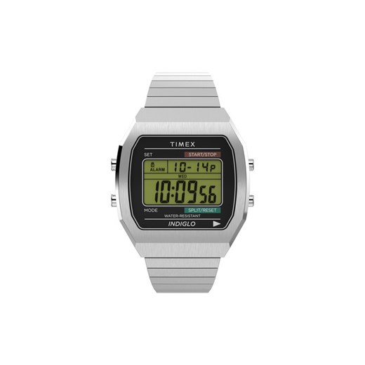 Zegarek Timex T80 TW2W47700 Srebrny ze sklepu eobuwie.pl w kategorii Zegarki - zdjęcie 182085749