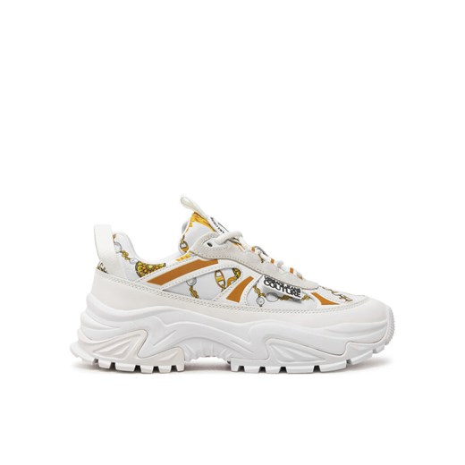 Sneakersy Versace Jeans Couture 77VA3SVG ZP321 Biały ze sklepu eobuwie.pl w kategorii Buty sportowe damskie - zdjęcie 182085858